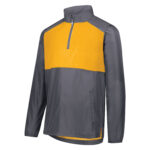 carbon/gold holloway series x pullover front view