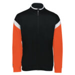 black/orange holloway limitless jacket front view