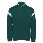 dark green/white holloway limitless jacket front view