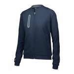 Holloway Ladies Weld Jacket - Carbon front view