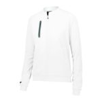 Holloway Ladies Weld Jacket - White front view