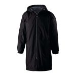 black conquest jacket front view