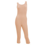 tan guard basics capri tank unitard front view