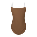 mocha guard basics camisole bodysuit front view