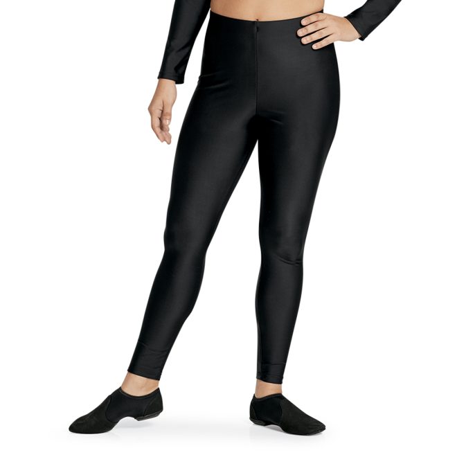 black guard basics fitted leggings front view