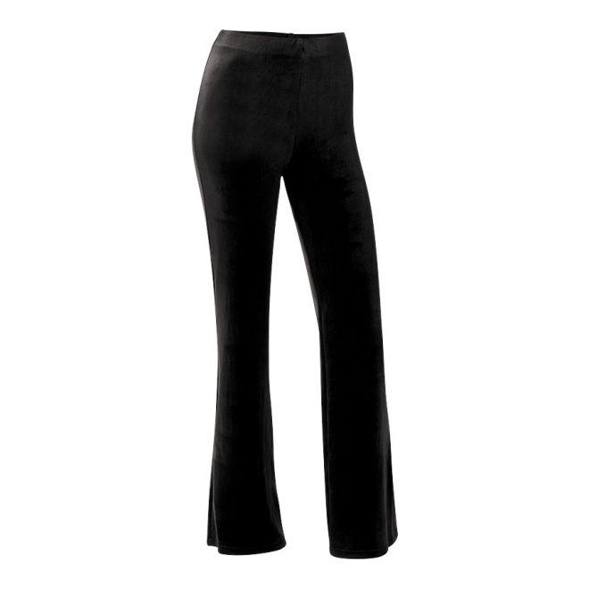 black guard basics velvet jazz pants front view