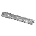 silver stretch sequin headband