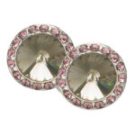 Clearance Celestial Button Earrings - Clear