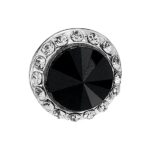 Clearance Celestial Button Earrings - Black
