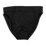 black capezio mens full seat dance brief front view