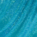 teal shattered glass guard fabric