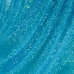 turquoise shattered glass guard fabric