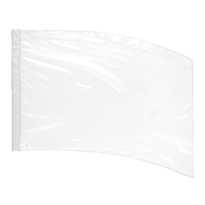 white crystal clear lame flag fabric