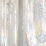 silver hologram lame flag fabric