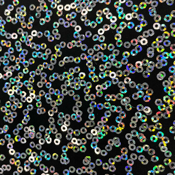 Black/Silver Sparkle Sequin