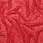 cherry red micro sequin spandex guard fabric