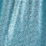 light blue micro sequin spandex guard fabric