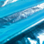 aqua metallic ultra lame flag fabric