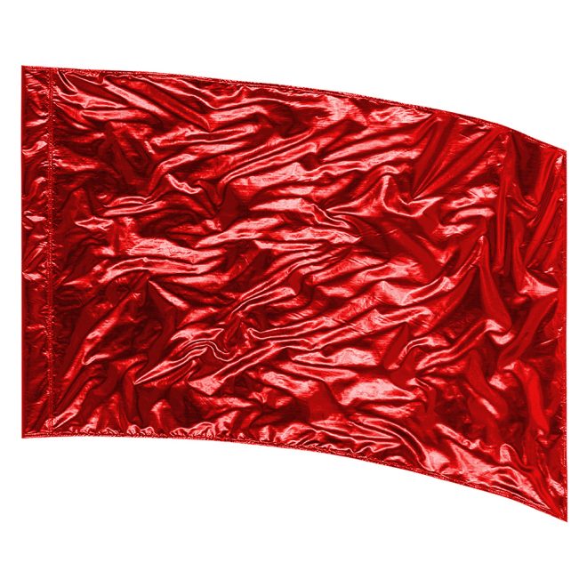 red metallic ultra lame flag fabric