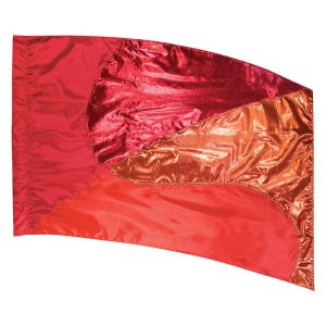 custom reds color guard flag