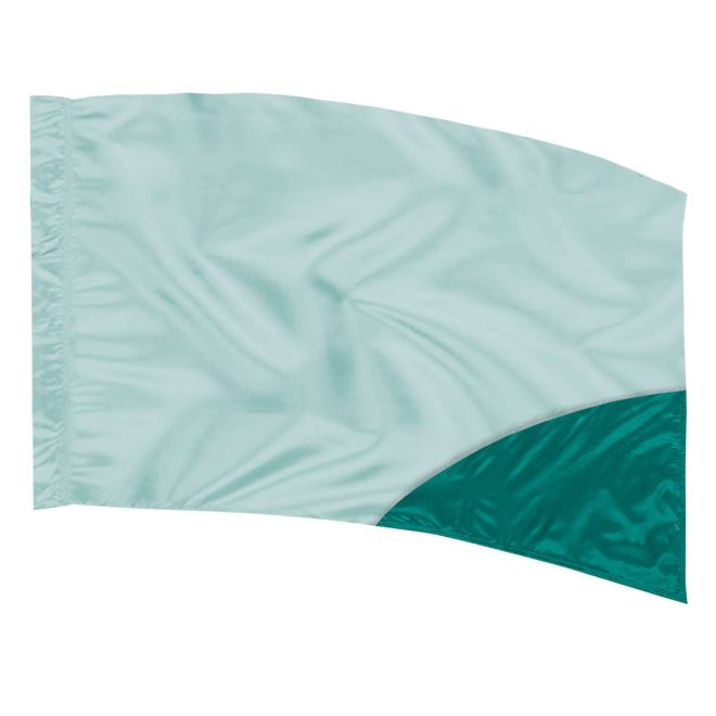 custom teals color guard flag