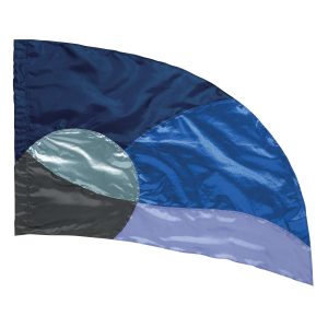 custom blues color guard flag