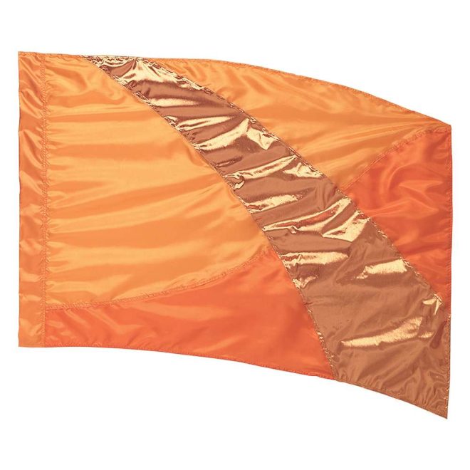 custom oranges color guard flag