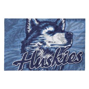 custom blue huskies printed spirit flag