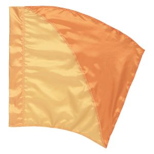 custom yellow and orange color guard swing flag