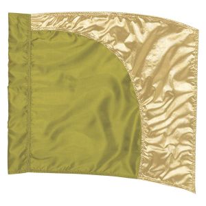 custom golds color guard swing flag