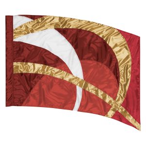 Cognac/Gold Sewn Color Guard Flag 5537210