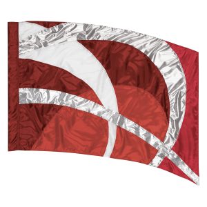 Cognac/Silver Sewn Color Guard Flag 5537210