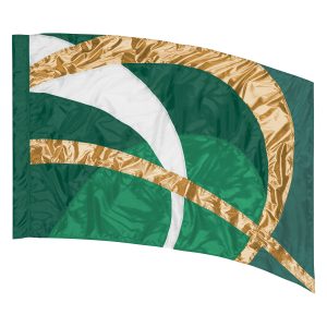 Cognac/Silver Sewn Color Guard Flag 5537210