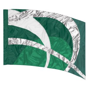 Forest/Silver Sewn Color Guard Flag 5537210