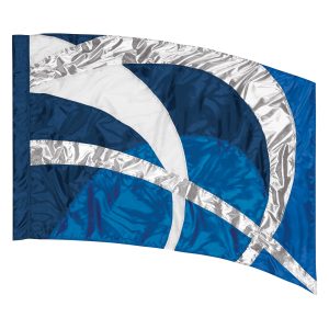 Navy/Silver Sewn Color Guard Flag 5537210