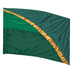 Forest/Brass Sewn Color Guard Flag 5537770