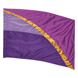 Violet/Brass Sewn Color Guard Flag 5537770