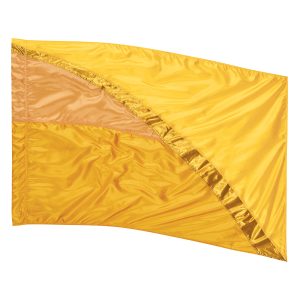 Yellow/Brass Sewn Color Guard Flag 5537770