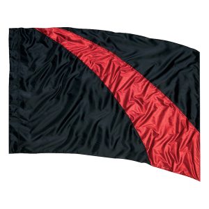 Black/Red Sewn Color Guard Flag 5538580