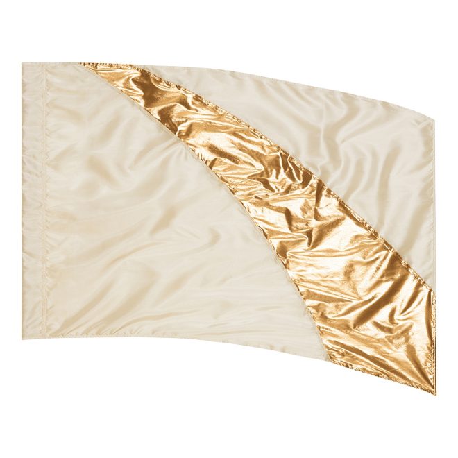 Champagne/Gold Sewn Color Guard Flag 5538580