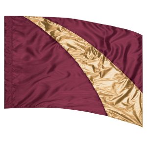 Maroon/Gold Sewn Color Guard Flag 5538580