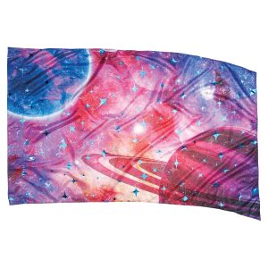 planets and galaxy genesis color guard flag