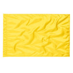 light yellow solid poly china silk rectangle flag