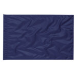 navy solid poly china silk rectangle flag