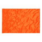 neon orange solid poly china silk rectangle flag