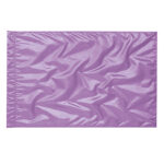 orchid solid poly china silk rectangle flag
