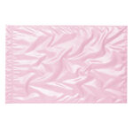 pink solid poly china silk rectangle flag