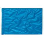 sapphire solid poly china silk rectangle flag