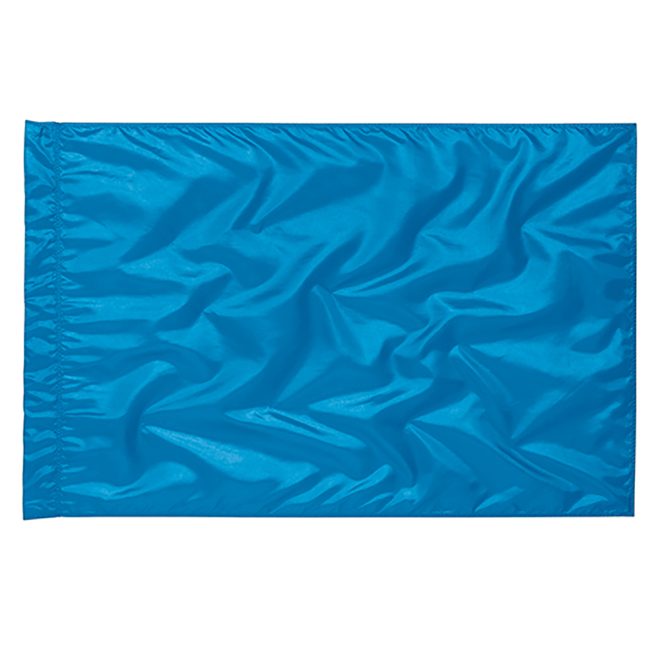 sapphire solid poly china silk rectangle flag