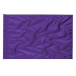 violet solid poly china silk rectangle flag